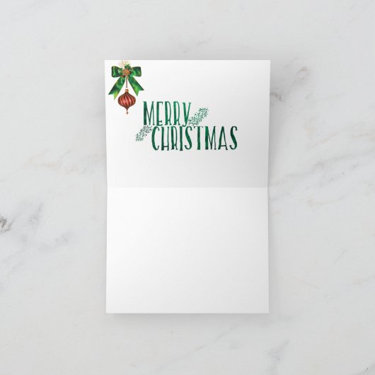 Initiaal voor kerstkaarsen met lichtverlichting F Feestdagen Kaart (Binnen)