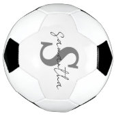 Initiaal voor persoonlijke monogram voetbal (Gedraaid)