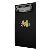 Initiaal voor persoonlijke naam mini klembord (Angled2)