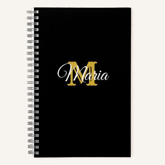 Initiaal voor persoonlijke naam notitieboek (Voorkant)