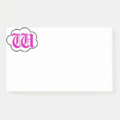 Initiaal W Monogram Post-it Nota's Post-it® Notes (Voorkant)