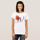 Initiaal W., Wood Lily T-Shirt (Voorkant volledig)