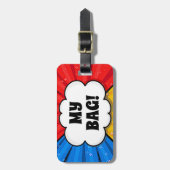 Initiaal wijzigen Details toevoegen POP ART Burst, Bagagelabel (Voorkant verticaal)