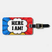 Initiaal wijzigen Details toevoegen POP ART Burst  Bagagelabel (Voorkant horizontaal)