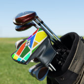 Initiaal wijzigen, driehoeken voor geometrische ku golfheadcover (Insitu)