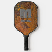 Initiaal wijzigen, naam toevoegen op Rusty Brown M Pickleball Paddle (Voorkant)