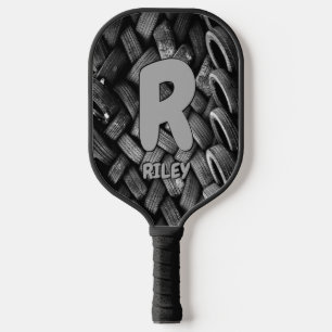 Initiaal wijzigen, naam toevoegen, oude autobanden pickleball paddle