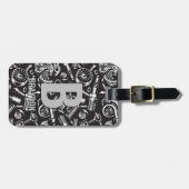 Initiaal wijzigen, Naam toevoegen (verwijderen), A Bagagelabel (Voorkant horizontaal)