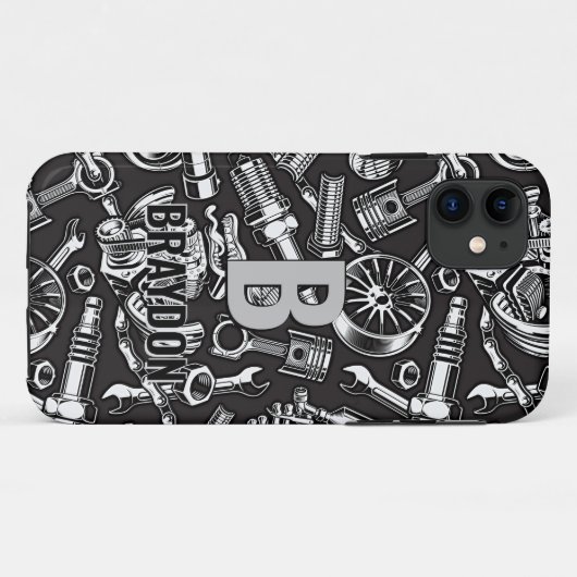Initiaal wijzigen, Naam toevoegen (verwijderen), A Case-Mate iPhone Case (Achterkant (horizontaal))