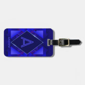 Initiaal wijzigen, Naam toevoegen (verwijderen), B Bagagelabel (Voorkant horizontaal)