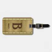 Initiaal wijzigen, Naam toevoegen (verwijderen), M Bagagelabel (Voorkant horizontaal)