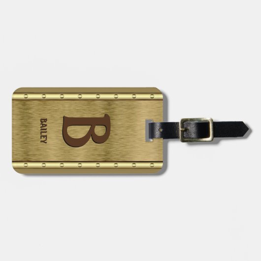 Initiaal wijzigen, Naam toevoegen (verwijderen), M Bagagelabel (Voorkant horizontaal)