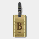 Initiaal wijzigen, Naam toevoegen (verwijderen), M Bagagelabel (Voorkant verticaal)