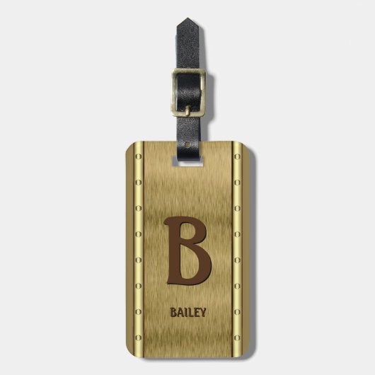 Initiaal wijzigen, Naam toevoegen (verwijderen), M Bagagelabel (Voorkant verticaal)