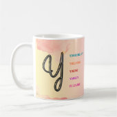 Initiaal "Y" Mok (11oz) (Links)