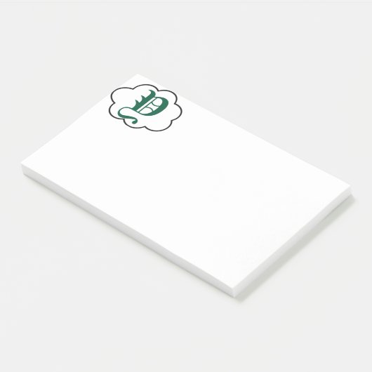 Initiaal Y Monogram Opmerkingen Post-it® Notes (Schuin)