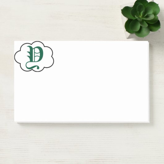 Initiaal Y Monogram Opmerkingen Post-it® Notes (Kantoor)