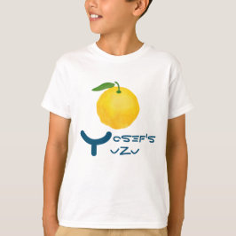 Initiaal Y voor uw Initiaal naam en Yuzu Fruit T-shirt
