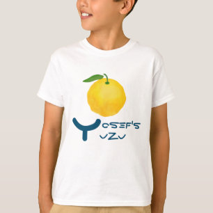 Initiaal Y voor uw Initiaal naam en Yuzu Fruit T-shirt