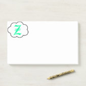 Initiaal Z Monogram Opmerkingen Post-it® Notes (Op bureau)