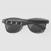 Initiaal Zonnebril (Zwart & Wit) (Achterkant)