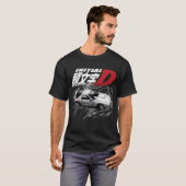 Initial D FC RX7 Driften - Ryosuke Takahashi RedS T-shirt (Voorkant volledig)