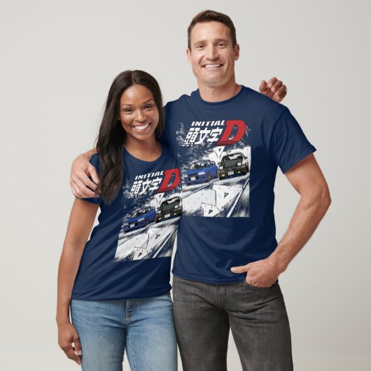 Initial D Mountain Drift Racing Tandem Takumi Fuji T-shirt (Unisex)