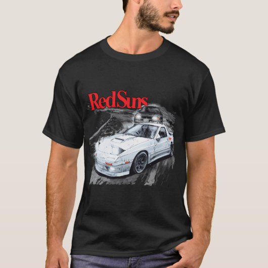 Initial D - RED SUNS VS TEAM EMPERIOR Mountain Dri T-shirt (Voorkant)