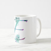 initial E mug Koffiemok (Voorkant rechts)