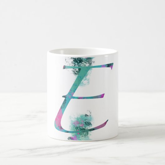 initial E mug Koffiemok (Center)