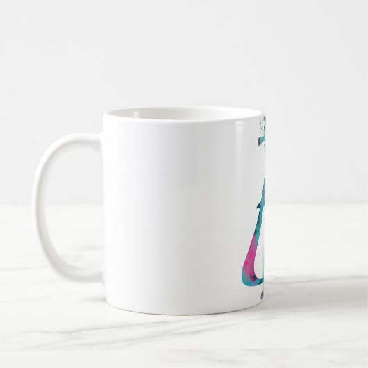 initial E mug Koffiemok (Links)