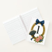 Initial L Personalized Elegant Regency Notitieboek (Binnen)