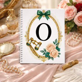 Initial O Travel Elegant Regency Notitieboek