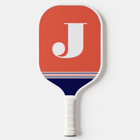 Initial Oranje Pickleball Paddle (Voorkant)