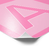 Initial poster letter, Nursery decoration (Hoek)