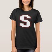 Initial S Monogram S Letter S Capital Alphabet T-shirt (Voorkant)