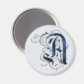  INITIALEN A MAGNEET (Voorkant / Achterkant)