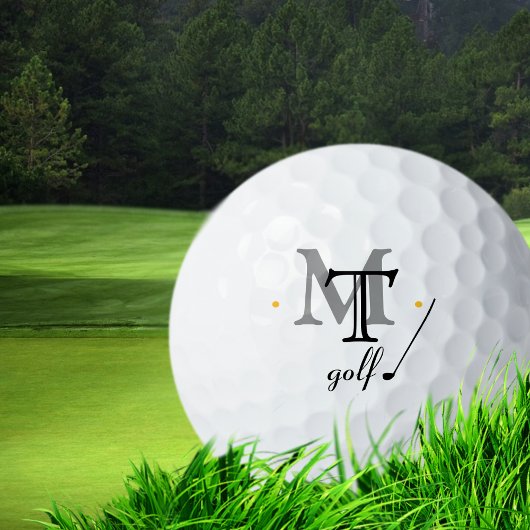 Initialen Aangepast monogram Golfballen