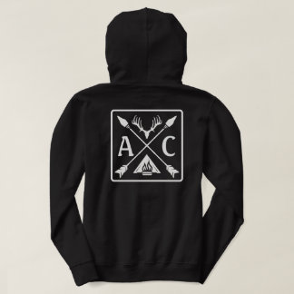 Initialen Antlers Arrows Outdoor Adventure Hoodie