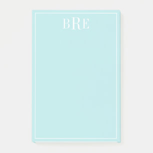 Initialen Aqua Post-it® Notes