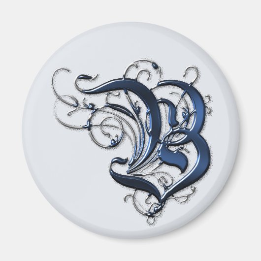 INITIALEN B MAGNEET (Voorkant)