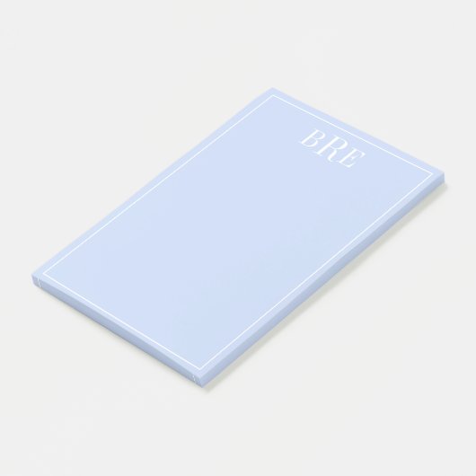 Initialen Blauw Post-it® Notes (Schuin)