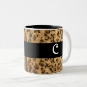 Initialen Coffee Mugs Tweekleurige Koffiemok (Voorkant rechts)