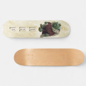 *~* Initialen Damask Royal Troll AP89 Skateboard (Horizontaal)