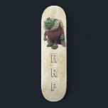 *~* Initialen Damask Royal Troll AP89 Skateboard<br><div class="desc">(Zoekcode AP89 voor Troll items en AP88 voor middeleeuwse thema items ) Gemakkelijk overzetten naar andere Zazzle producten. ZWARTE achtergrond Skateboard. De felle en o zo vrolijke NEON Rainbow kleuren poppen gewoon de TROLL afbeeldingen en LETTERS. Pas / Personaliseer uw INITIALEN / MONOGRAM en speel met het lettertype en de...</div>