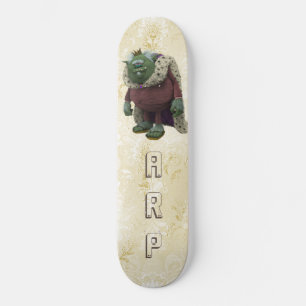 *~* Initialen Damask Royal Troll AP89 Skateboard