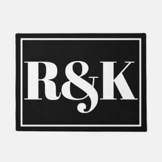 Initialen deurmat toevoegen