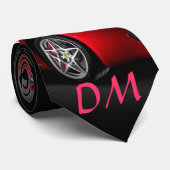 Initialen droomauto-Stropdas aanpassen Stropdas (Opgerold)