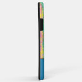 Initialen eenkleurig blauw toevoegen Case-Mate iPhone case (Achterkant/rechts)