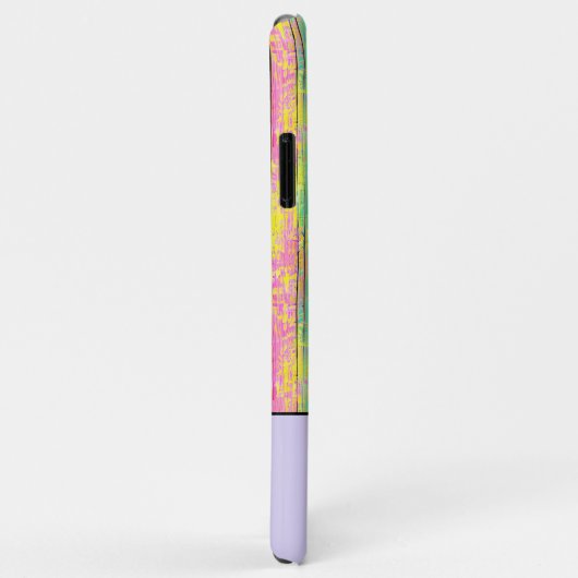 Initialen eenkleurige kleuren paars toevoegen Case-Mate iPhone case (Achterkant/rechts)